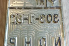 Grawerowany stempel mosiężny